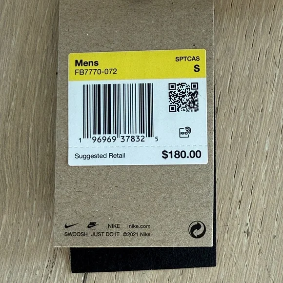 Nike Life Men's Cream Cable Knit Turtleneck Sweater Size Small - FB7770-072 - Picture 12 of 12